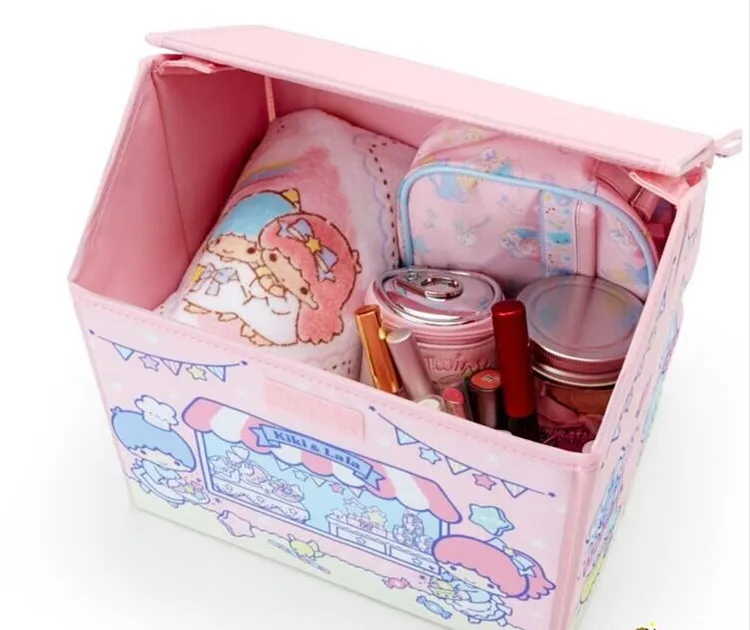 My Melody Twin Stars Cartoon House Design Clothing Storage Box