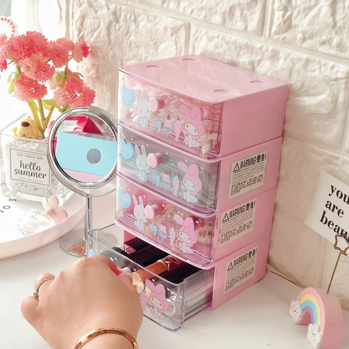 4 PCS - My Melody Storage Cabinet Drawer