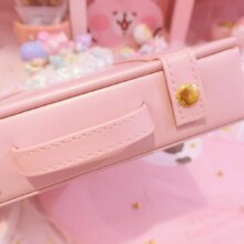Leather Storage Accessories Pink Box For Girls Leather Storage Accessories Pink Box For Girls