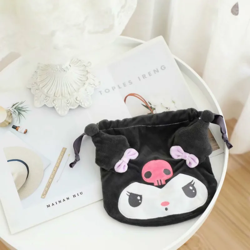 Kuromi Portable Drawstring Travel Pouch For Women