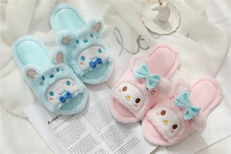Cartoon Cinnamoroll Melody Open Toe Anti-Slip Slippers