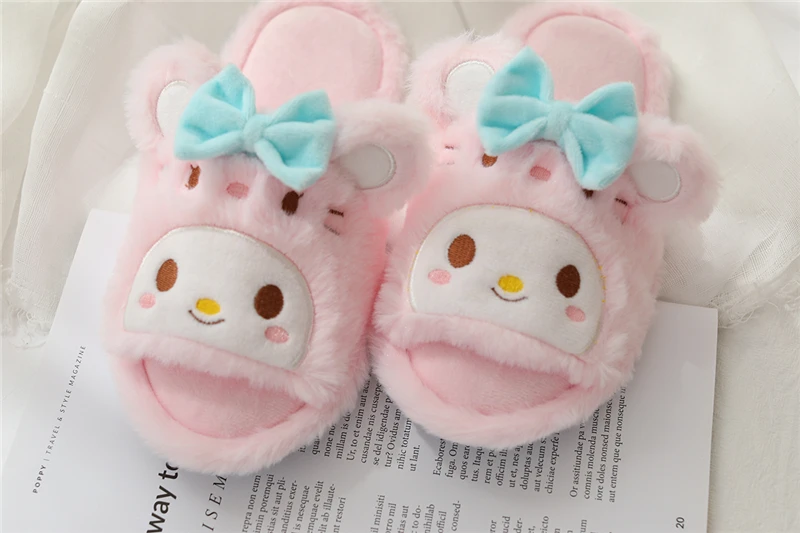 Cartoon Cinnamoroll Melody Open Toe Anti-Slip Slippers