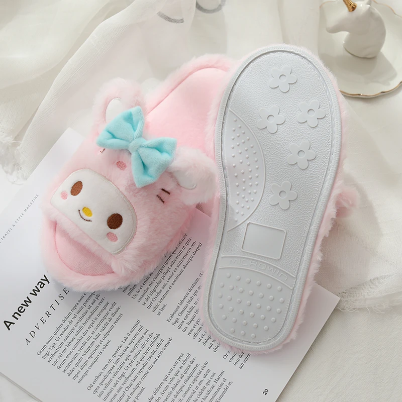 Cartoon Cinnamoroll Melody Open Toe Anti-Slip Slippers