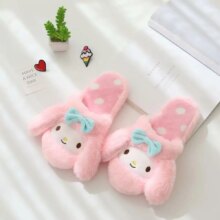 Kawaii Cartoon My Melody Cinnamoroll Warm Kuromi Non-Slip Slippers Kawaii Cartoon My Melody Cinnamoroll Warm Kuromi Non-Slip Slippers