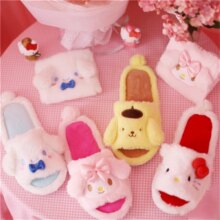 Melody Pom Pom Purin Cinnamoroll Open Toe Non-Slip Slippers Melody Pom Pom Purin Cinnamoroll Open Toe Non-Slip Slippers