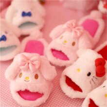 Melody Pom Pom Purin Cinnamoroll Open Toe Non-Slip Slippers Melody Pom Pom Purin Cinnamoroll Open Toe Non-Slip Slippers