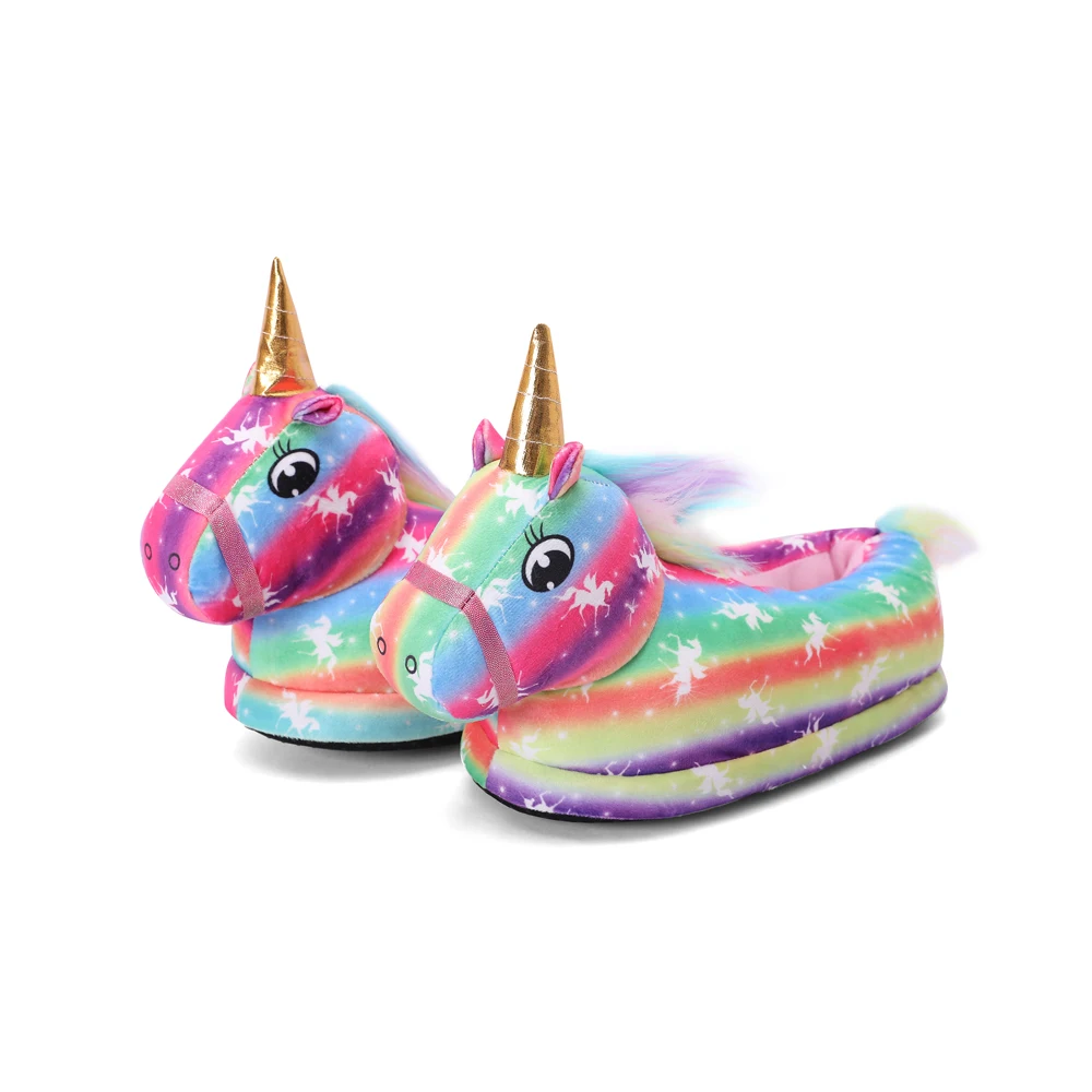 Unicorn Kigurumi Onesie Pajamas Shoes For Kids