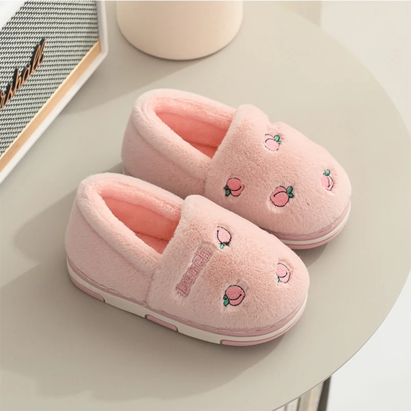 Unicorn Flip Flop Fur Slides Warm Fluffy Slipper For Kids