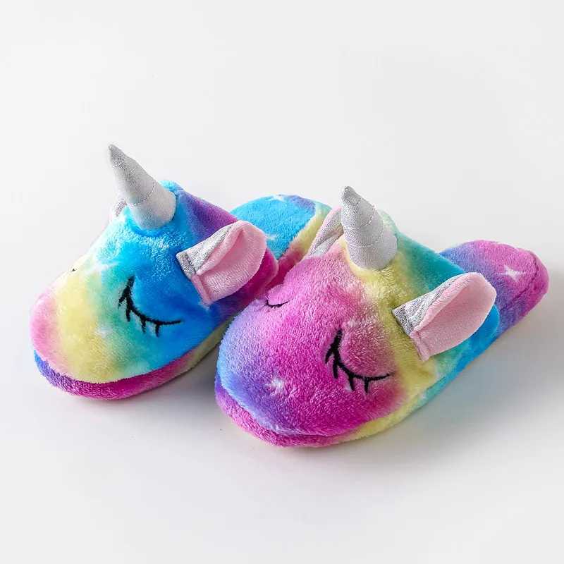 Kigurumi Onesies Pajama Unicorn Cartoon Claw Slippers For Kids