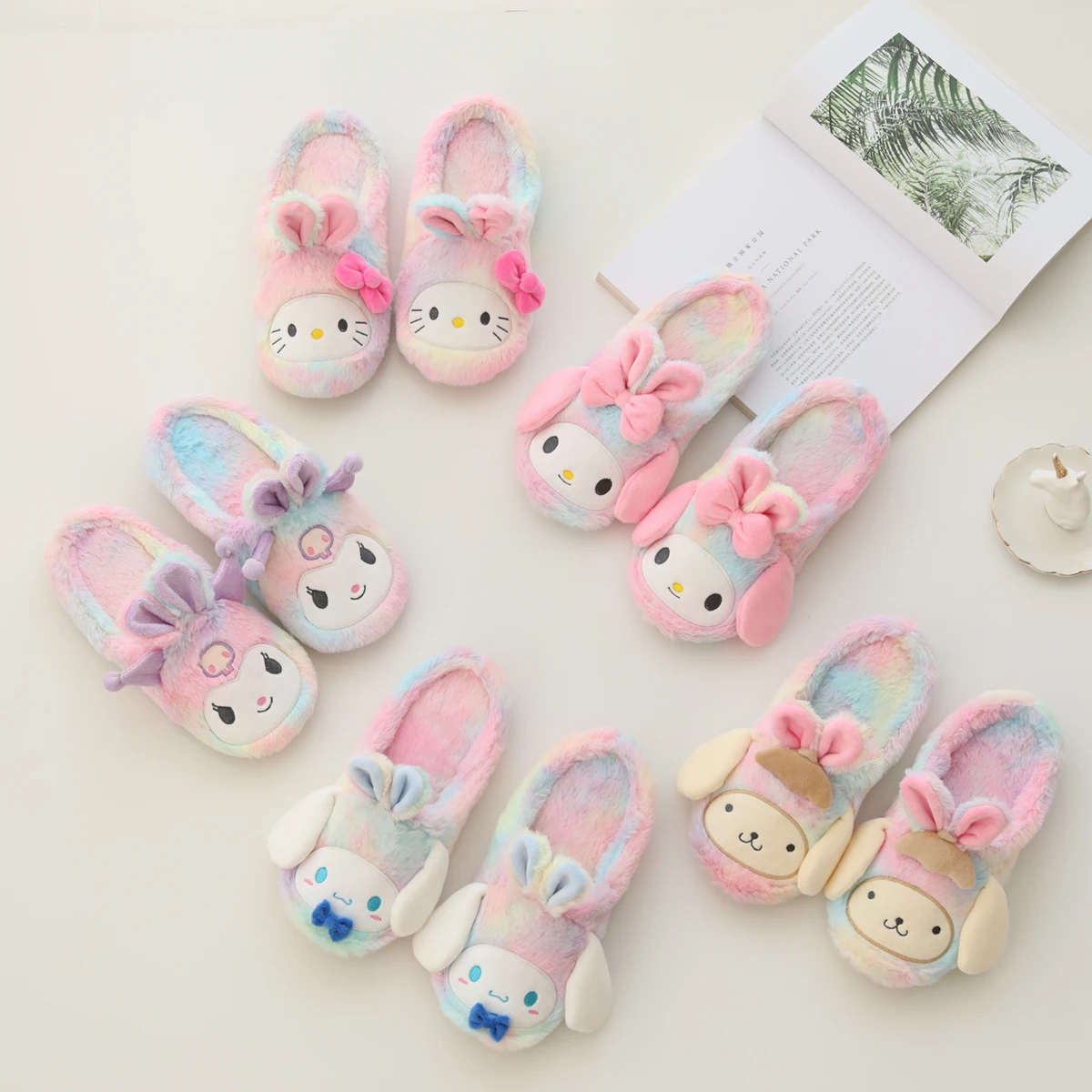 My Melody Cartoon Flip Flop Warm Floor Non-Slip Slippers My Melody Cartoon Flip Flop Warm Floor Non-Slip Slippers