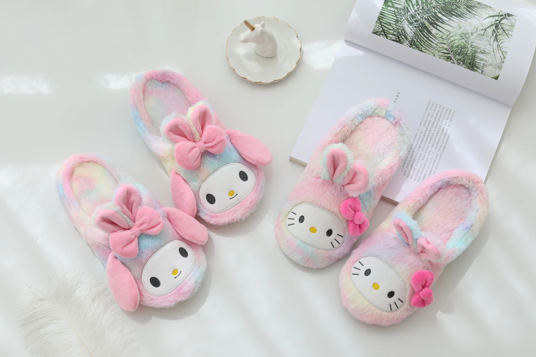 My Melody Cartoon Flip Flop Warm Floor Non-Slip Slippers My Melody Cartoon Flip Flop Warm Floor Non-Slip Slippers