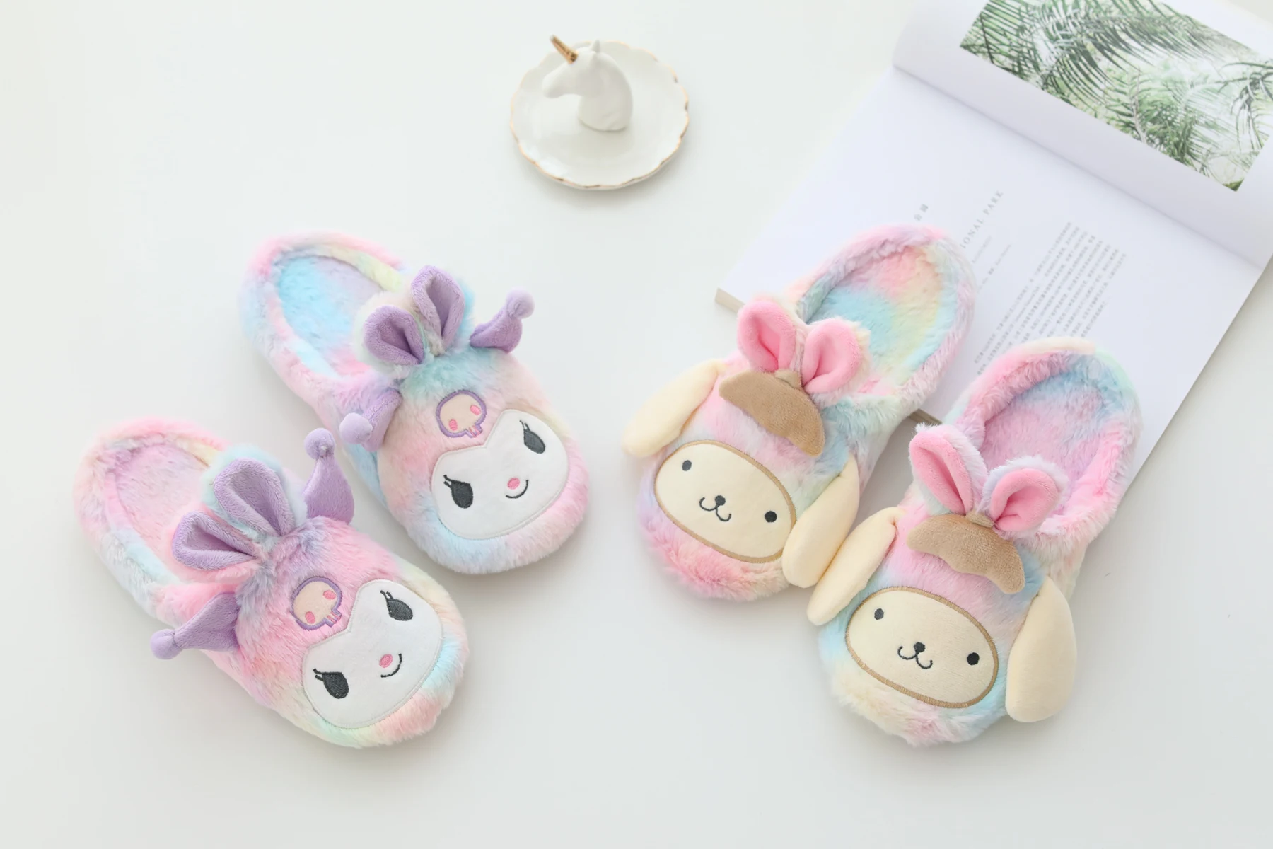 My Melody Cartoon Flip Flop Warm Floor Non-Slip Slippers My Melody Cartoon Flip Flop Warm Floor Non-Slip Slippers