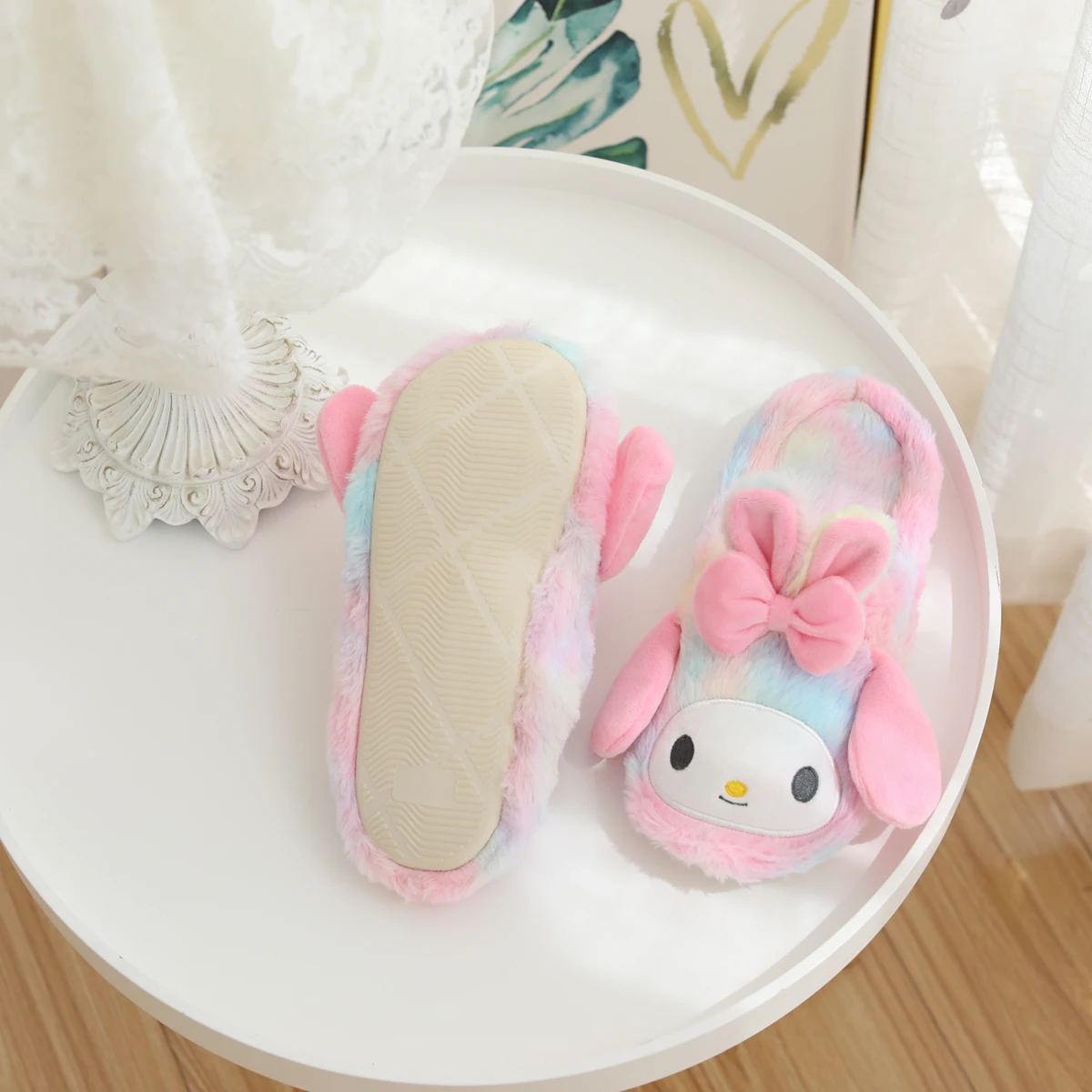 My Melody Cartoon Flip Flop Warm Floor Non-Slip Slippers My Melody Cartoon Flip Flop Warm Floor Non-Slip Slippers