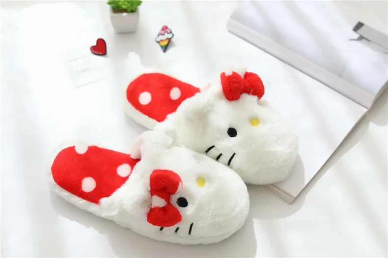 Kawaii Flip Flop My Melody Warm Kuromi Slippers For Women Kawaii Flip Flop My Melody Warm Kuromi Slippers For Women