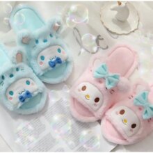 Cartoon Warm Indoor Casual Open Toe Flat Comfort Slippers For Women Cartoon Warm Indoor Casual Open Toe Flat Comfort Slippers For Women