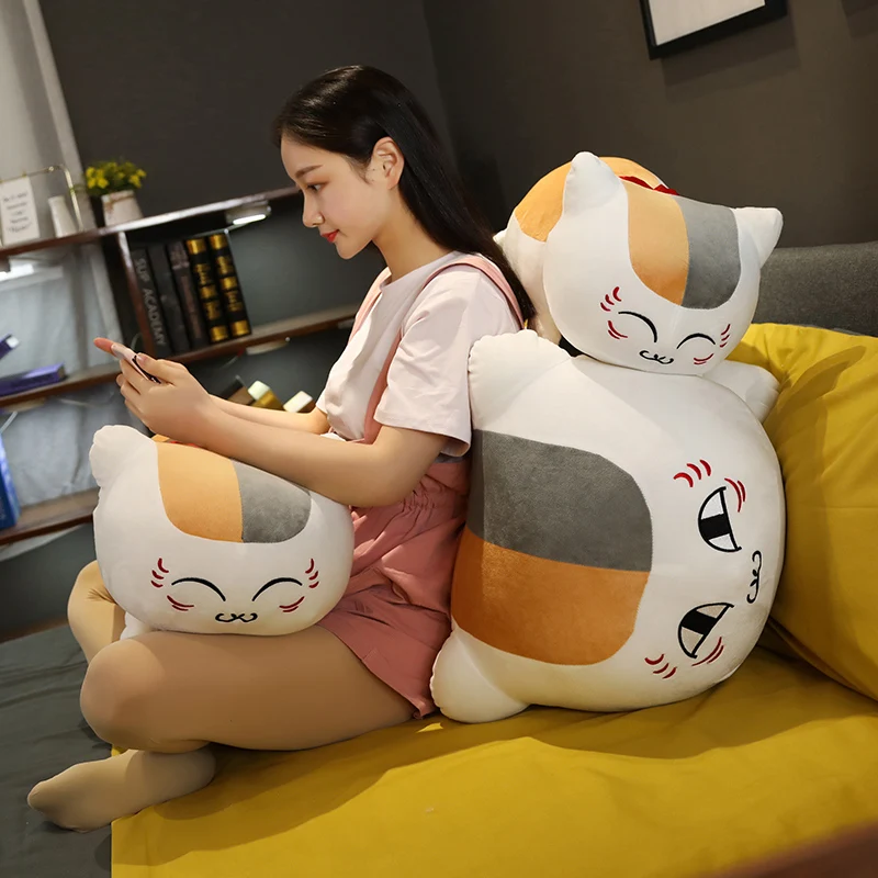 Natsume Yuujinchou Nyanko Sensei Cartoon Cat Stuffed Toy Pillow Natsume Yuujinchou Nyanko Sensei Cartoon Cat Stuffed Toy Pillow