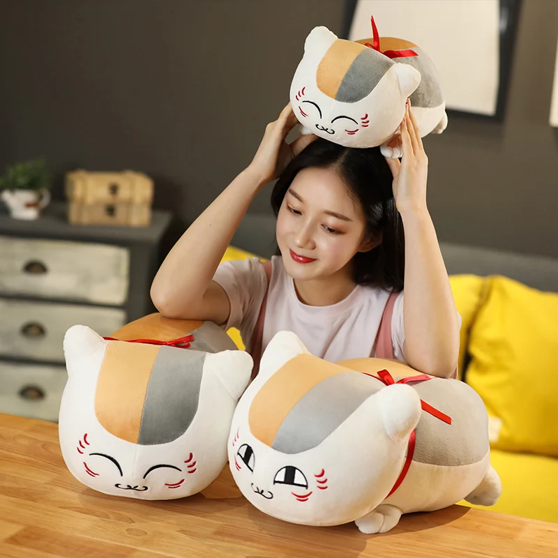 Natsume Yuujinchou Nyanko Sensei Cartoon Cat Stuffed Toy Pillow Natsume Yuujinchou Nyanko Sensei Cartoon Cat Stuffed Toy Pillow