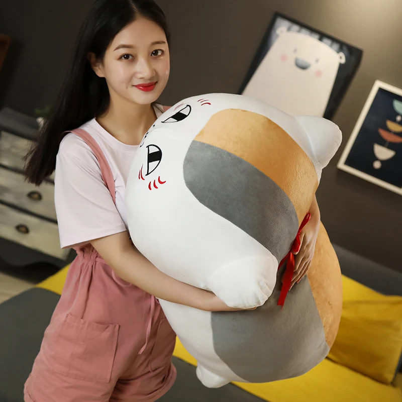 Natsume Yuujinchou Nyanko Sensei Cartoon Cat Stuffed Toy Pillow Natsume Yuujinchou Nyanko Sensei Cartoon Cat Stuffed Toy Pillow