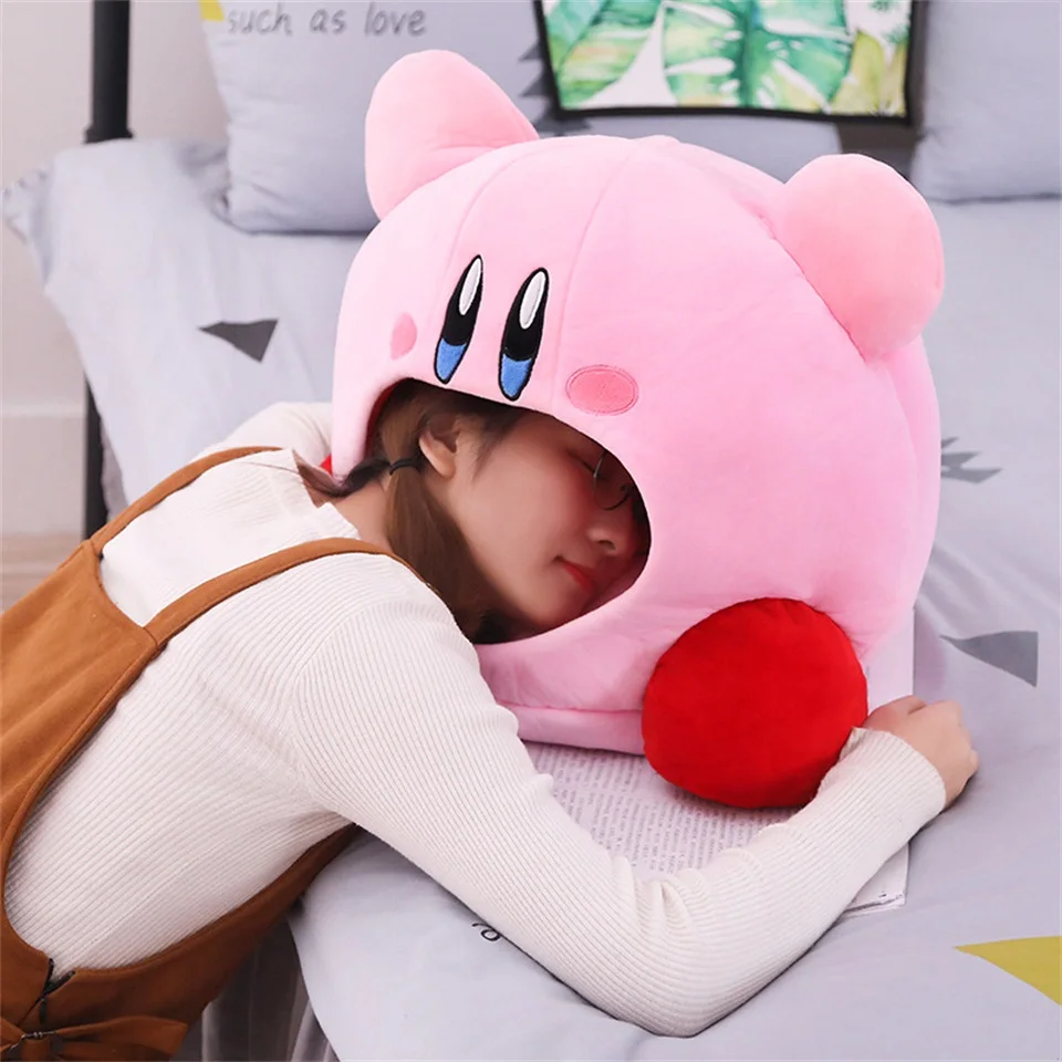 Cap Kawaii Anime Kirby Plush Soft Sleep Pillow