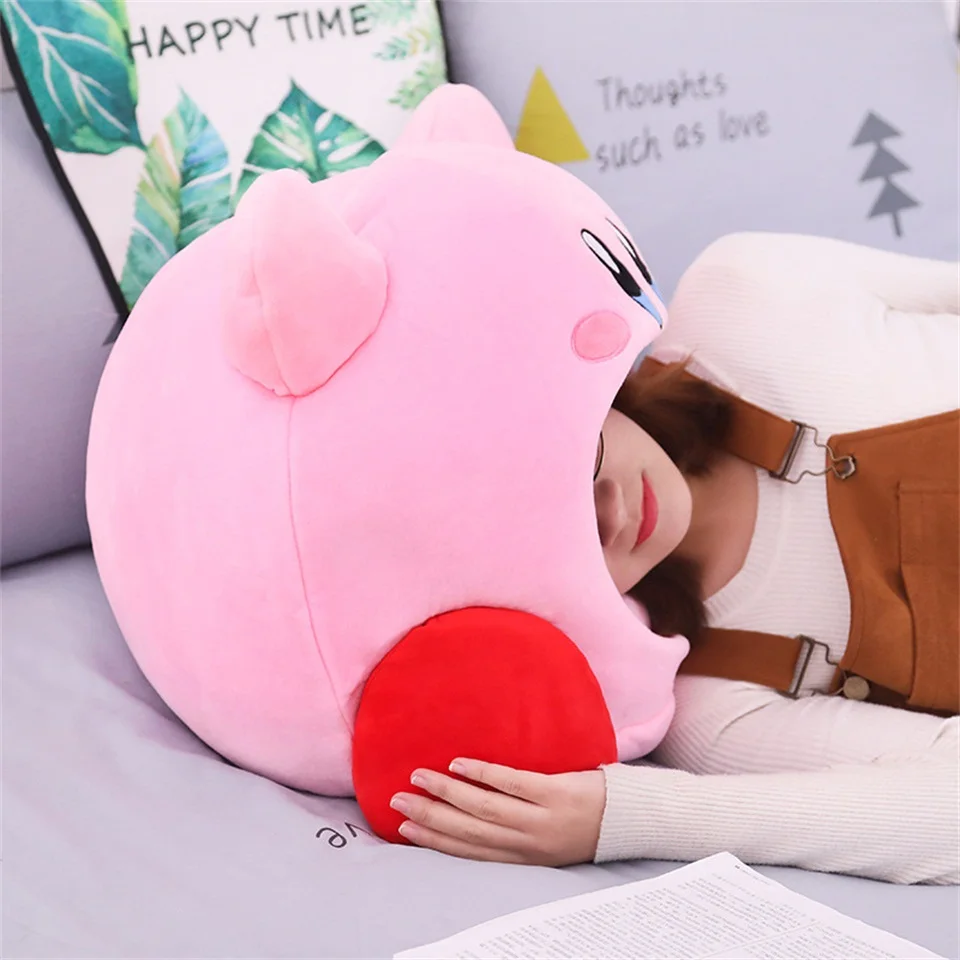 Cap Kawaii Anime Kirby Plush Soft Sleep Pillow
