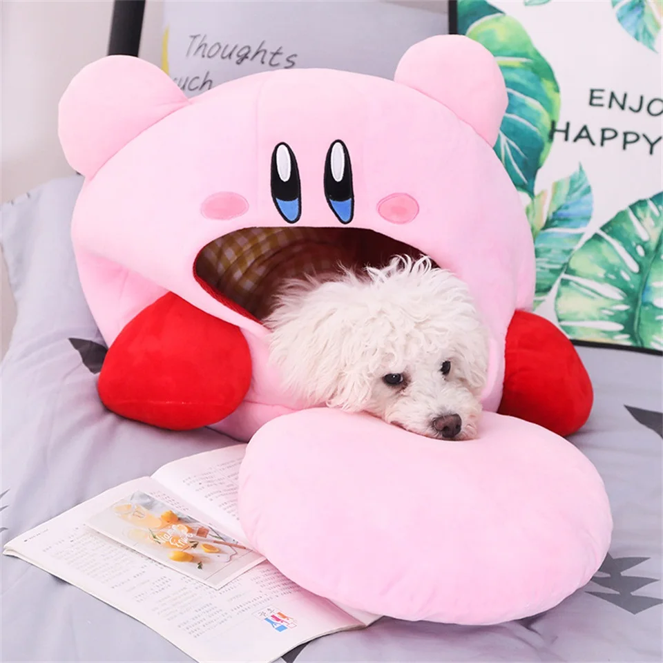 Cap Kawaii Anime Kirby Plush Soft Sleep Pillow