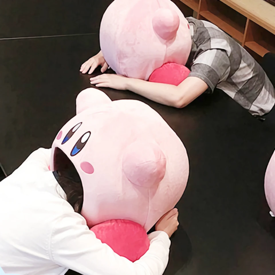 Cap Kawaii Anime Kirby Plush Soft Sleep Pillow
