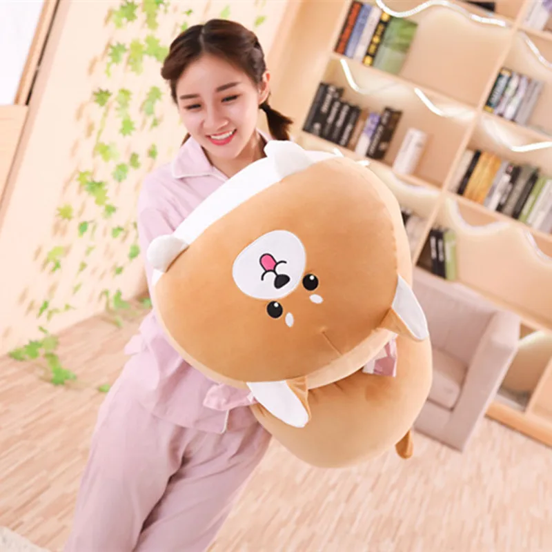 Animal Cartoon Fat Dog/Cat/Totoro/Penguin/Pig/Frog Plush Toy Stuffed Cushion Pillow