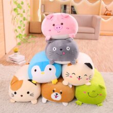 Animal Cartoon Fat Dog/Cat/Totoro/Penguin/Pig/Frog Plush Toy Stuffed Cushion Pillow Animal Cartoon Fat Dog/Cat/Totoro/Penguin/Pig/Frog Plush Toy Stuffed Cushion Pillow