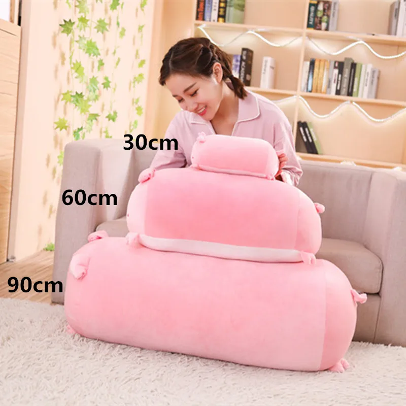 Animal Cartoon Fat Dog/Cat/Totoro/Penguin/Pig/Frog Plush Toy Stuffed Cushion Pillow
