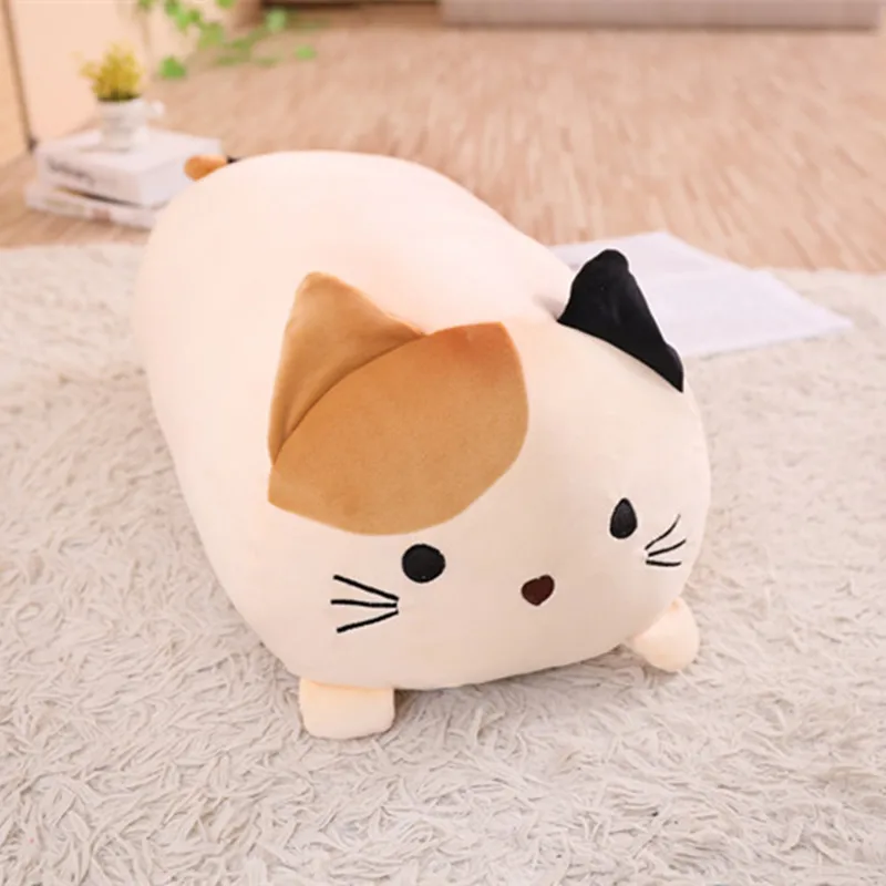 Animal Cartoon Fat Dog/Cat/Totoro/Penguin/Pig/Frog Plush Toy Stuffed Cushion Pillow