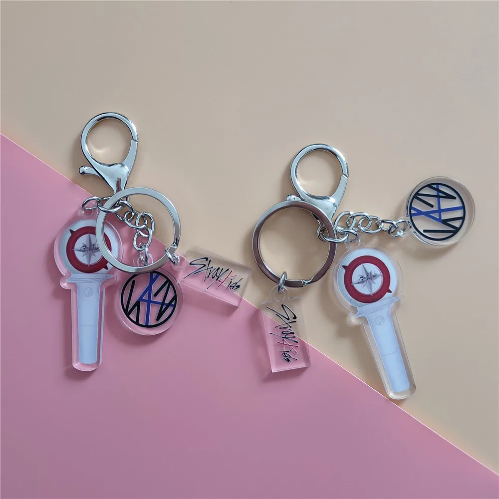 K-Pop Stray Kids Light Stick Mini Acrylic Keychain