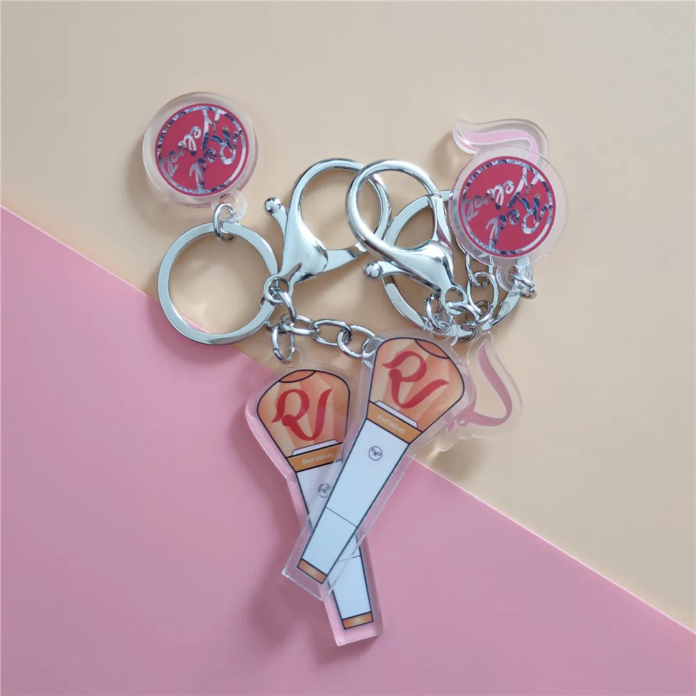 K-Pop Ateez Twice Izone NCT Stray Kids GOT7 Seventeen Light Stick Keychain