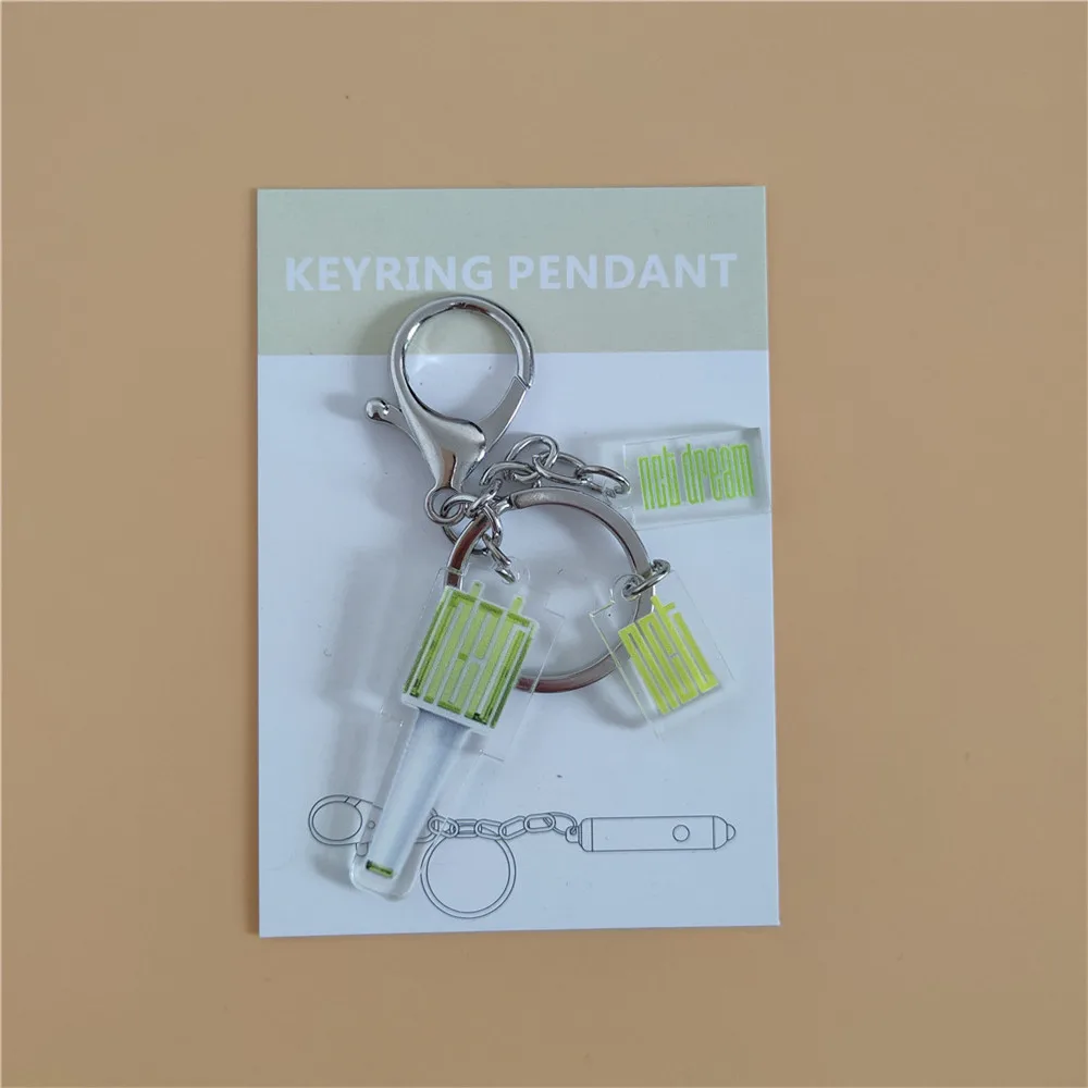 K-Pop Ateez Twice Izone NCT Stray Kids GOT7 Seventeen Light Stick Keychain