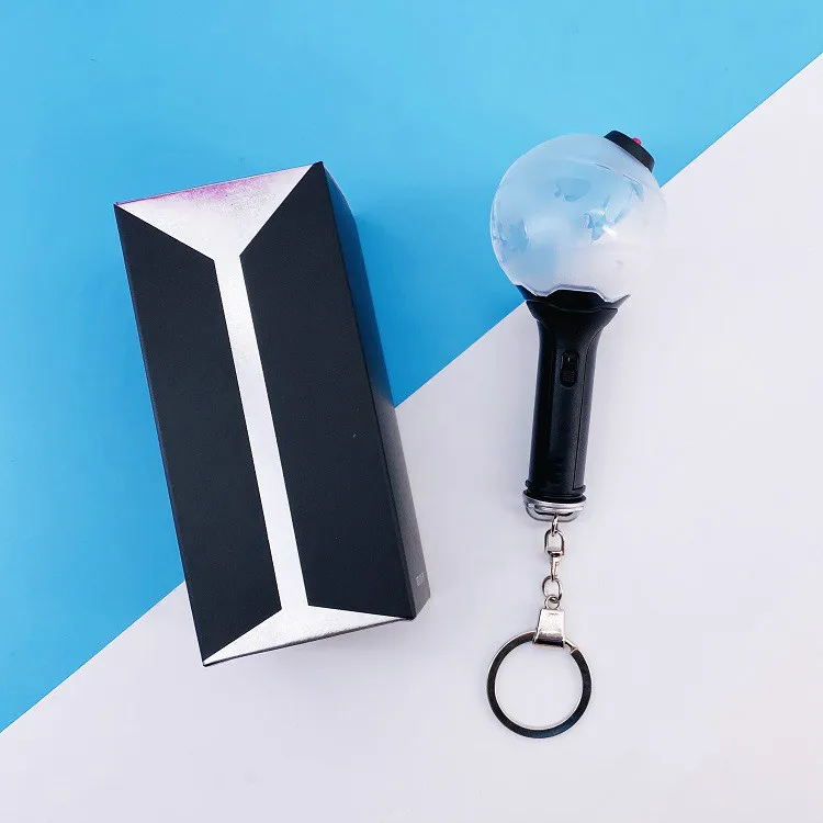 K-Pop Bangtan Boys Ver3 Mini Army Bomb Light Stick Keychain