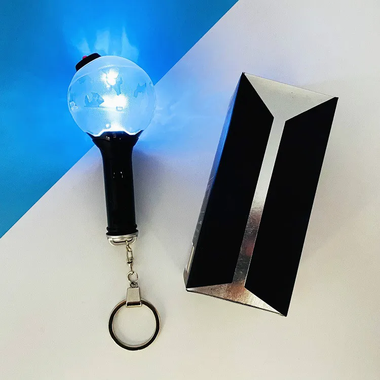 K-Pop Bangtan Boys Ver3 Mini Army Bomb Light Stick Keychain