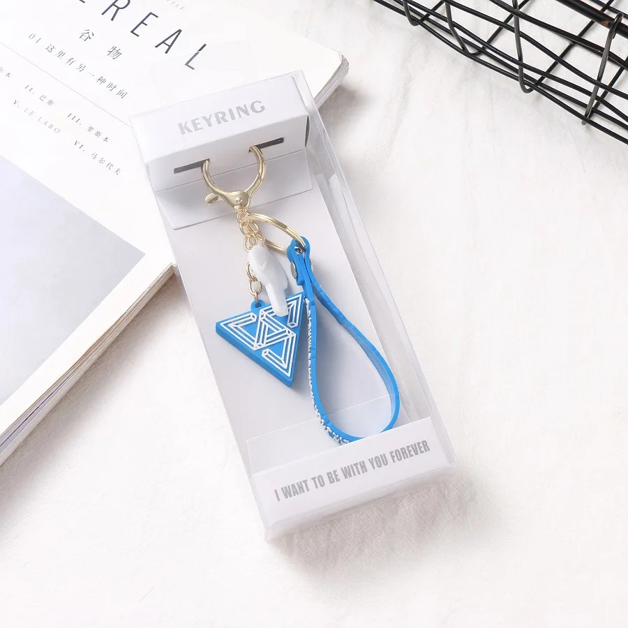 K-Pop Bangtan Boys Seventeen Twice Nct Got7 Light Stick Key Chain