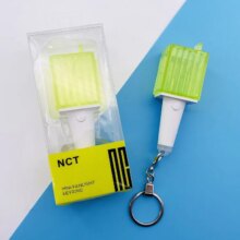K-Pop NCT Fluorescent Mini Green Light Stick Hanging Key Chain K-Pop NCT Fluorescent Mini Green Light Stick Hanging Key Chain