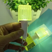 K-Pop NCT Fluorescent Mini Green Light Stick Hanging Key Chain K-Pop NCT Fluorescent Mini Green Light Stick Hanging Key Chain