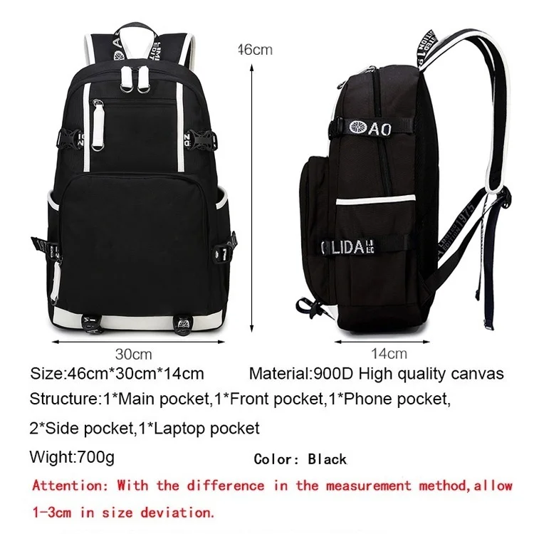 Stray Kids Prints Casual Backpack, Lunch Bag, Pencil Case For Unisex