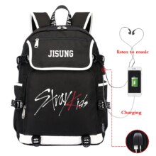 Stray Kids Plecak Szkolny Bang Chan Felix Woojin Minho Minho Travel/Laptop Bag Stray Kids Plecak Szkolny Bang Chan Felix Woojin Minho Minho Travel/Laptop Bag