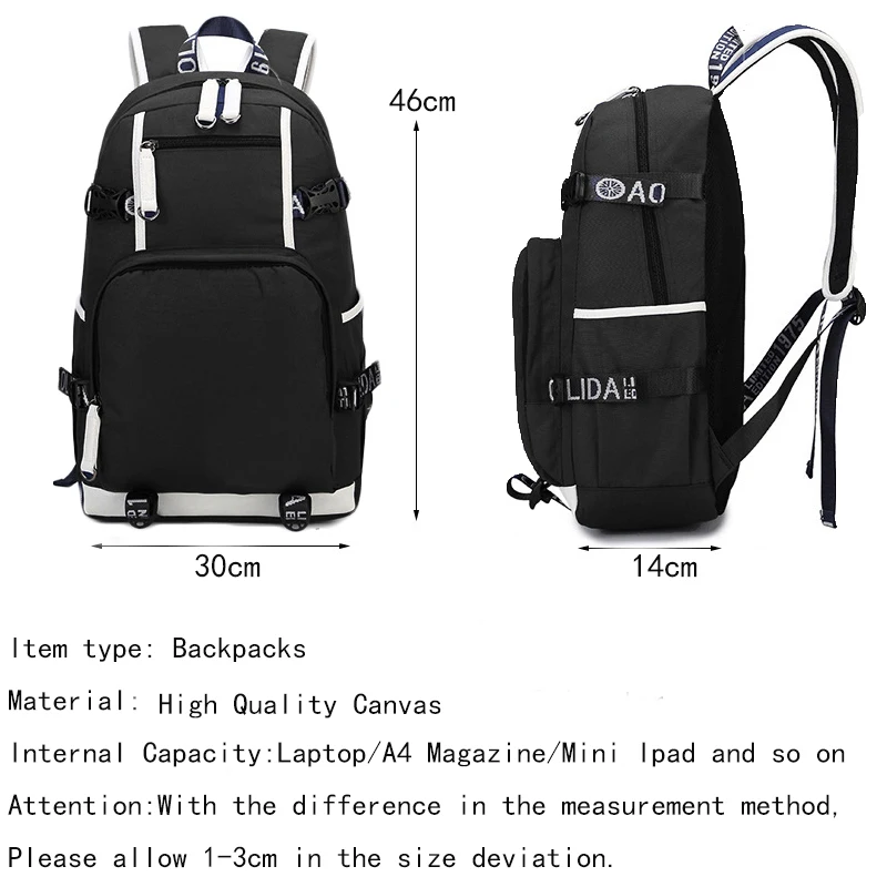 K-Pop Stray Kids Backpack, Lunch Bag, Pencil Case 3pcs/set K-Pop Stray Kids Backpack, Lunch Bag, Pencil Case 3pcs/set