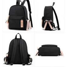 K-Pop Stray Kids Large Capacity School Bag With Bowknot Ribbon K-Pop Stray Kids Large Capacity School Bag With Bowknot Ribbon