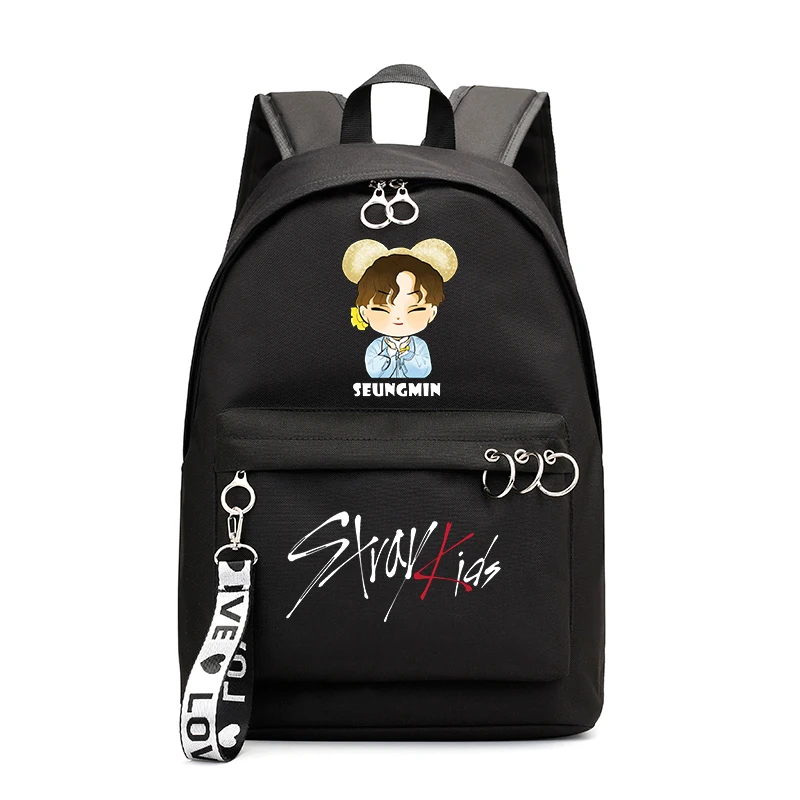 K-Pop Stray Kids Miroh Print Backpack For Women