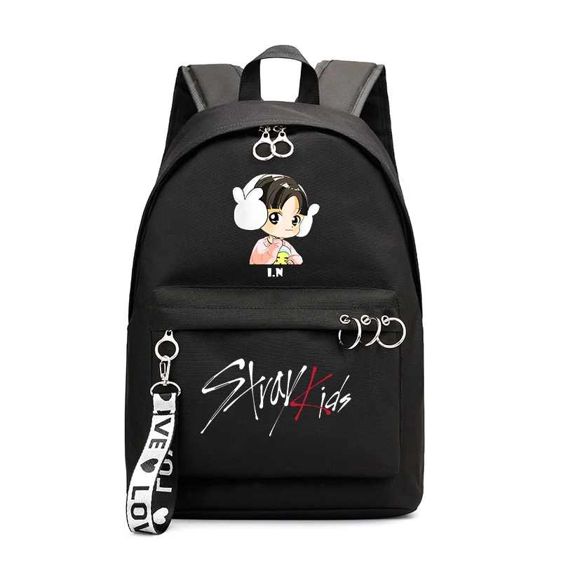 K-Pop Stray Kids Miroh Print Backpack For Women