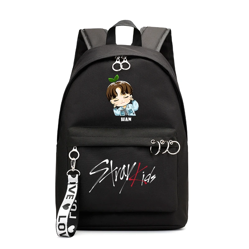 K-Pop Stray Kids Miroh Print Backpack For Women