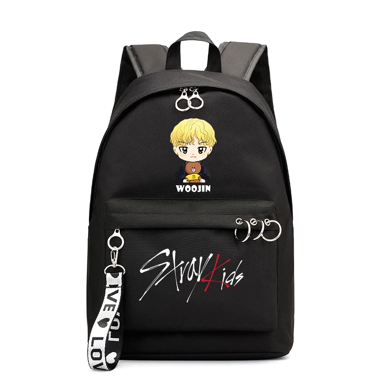 K-Pop Stray Kids Miroh Print Backpack For Women