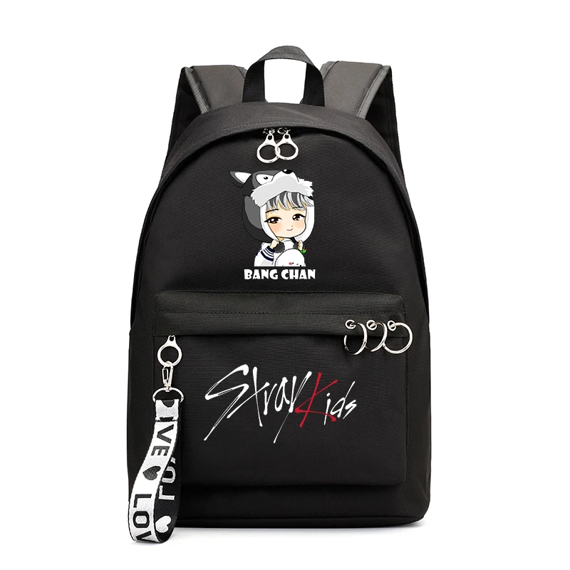 K-Pop Stray Kids Miroh Print Backpack For Women