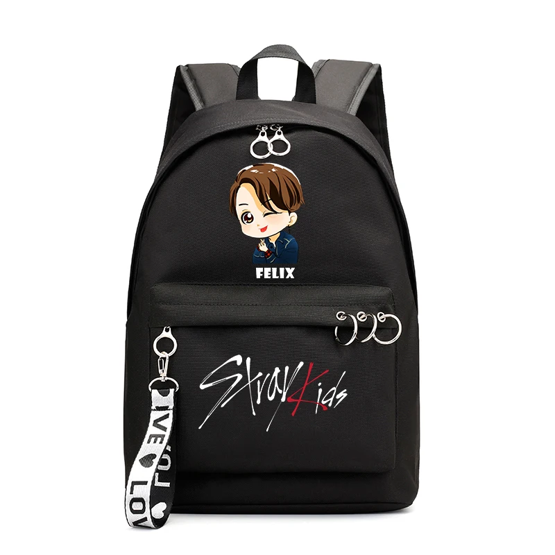 K-Pop Stray Kids Miroh Print Backpack For Women