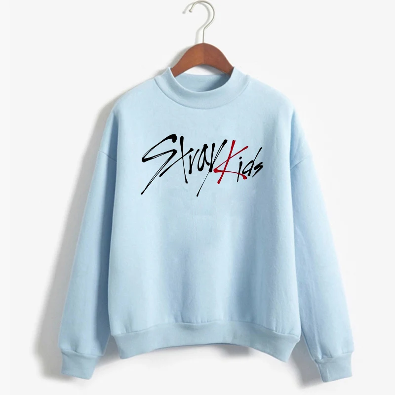 K-Pop Stray Kids I Am Who Print Crewneck Fleece Hoodies