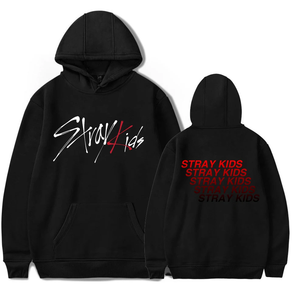 Stray Kids Harajuku Bluzy Damskie Casual Hoodies